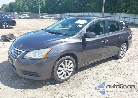 2013 Nissan Sentra Sv z USA, uszkodzony, nr VIN 3N1AB7AP6DL773554